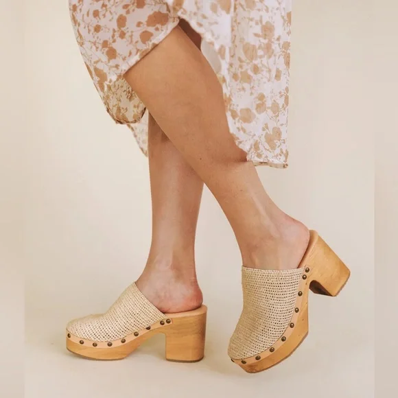 🌟 FREE PEOPLE Claudia Crochet Clog-SIZE 8 - Picture 5 of 16